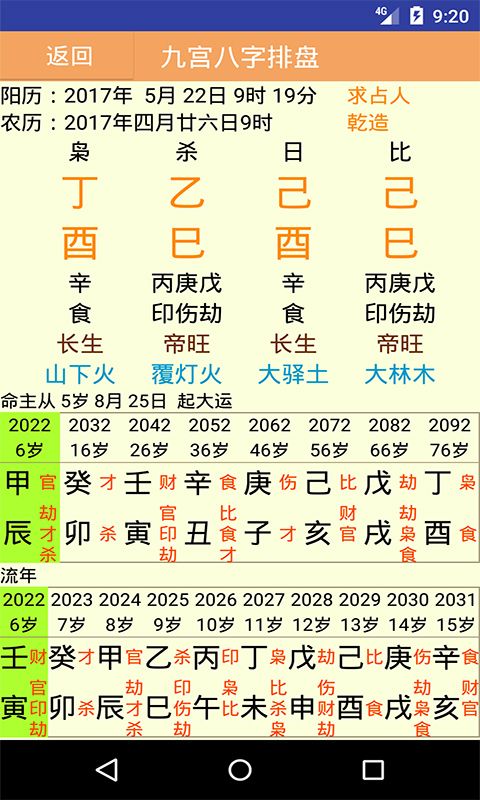 八字排盘软件_八字排盘系统_八字排盘apk