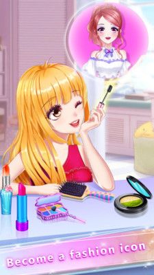 动手装扮很多动漫女孩,设计精美的衣服,设计很多珠宝