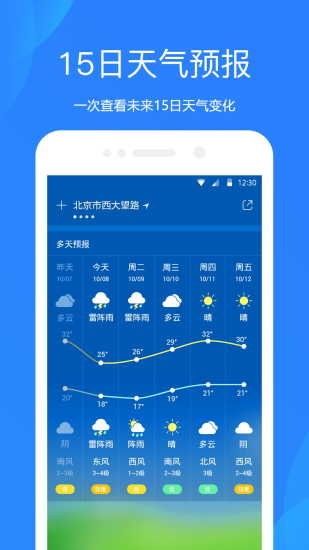 23下载> oppo手机自带天气预报app的应用特点:1,节约流量,只有在查询