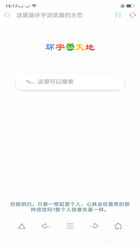 环宇浏览器 版本: v1.6截图1