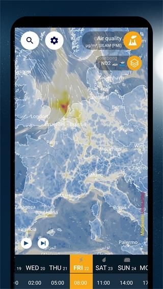 Ventusky风雨气温图_图片3
