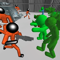 Stickman Prison Battle SimulatorZombies