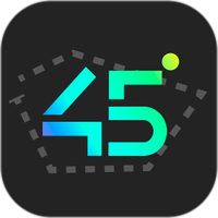 45度