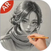 AR临摹简笔画画